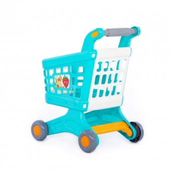 Тележка для маркета "Натали" (бирюзовая) арт.91529