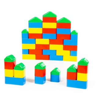 Конструктор "Беби" (132 элемента) (в контейнере) арт. 53633 Полесье