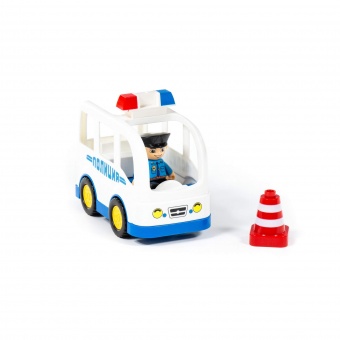 Конструктор "Макси" - "Полицейский участок" (36 элементов) (в коробке) арт. 77554 Полесье