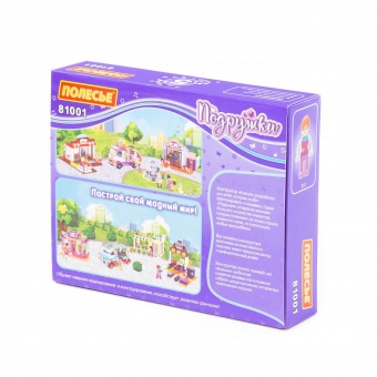 Конструктор "Классик" "Подружки-5" (105 элементов) (в коробке) арт. 81001