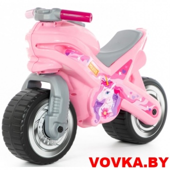 Каталка-мотоцикл "МХ" (розовая) арт. 80608 Полесье