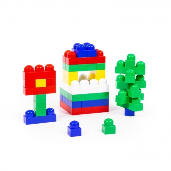 Конструктор "Юниор" (100 элементов) (в рюкзаке) арт.3321