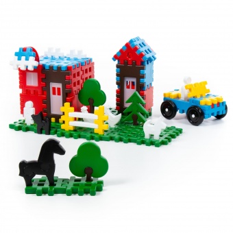 Конструктор "Семья" (235 элем. в мешке) арт.0927 Полесье