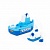 Набор №402: буксир "Лагуна", кораблик №4 (сине-голубой) арт. 41227 Полесье