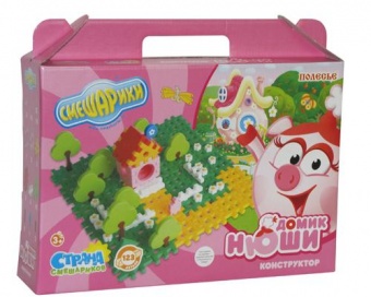 Конструктор "Смешарики" - "Домик Нюши" (в коробке) арт.9257