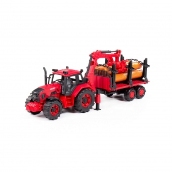 Трактор BELARUS с лесовозом и манипулятором арт. 96494 Полесье