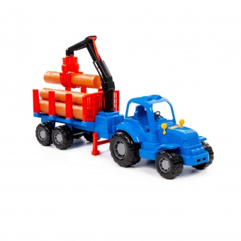 "Силач", трактор с полуприцепом-лесовозом арт. 45041