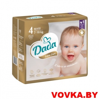 Подгузники Dada Extra Care 4 Maxi (7-18 кг) 33 шт.
