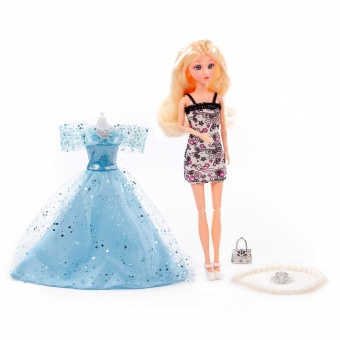 Кукла "Ксюша" (30 см) в бальном платье + аксессуары (3 элемента) (в коробке №3), арт. 02536 Полесье