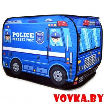 Детская игровая палатка "Полицейская машина" арт.995-7067B