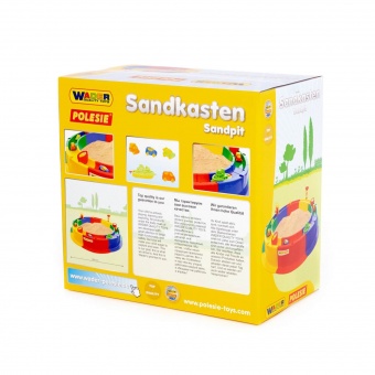 Песочница "Кольцо", диаметр 136 см с набором арт.40923 Полесье