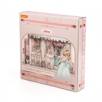 Кукла "Даша" (29 см) в пышном платье + аксессуары (8 элементов) (в коробке №3), арт. 03038 Полесье