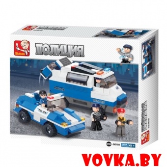 Конструктор "Автомобили для перевозки и сопровождения нарушителей" арт.M38-B0189