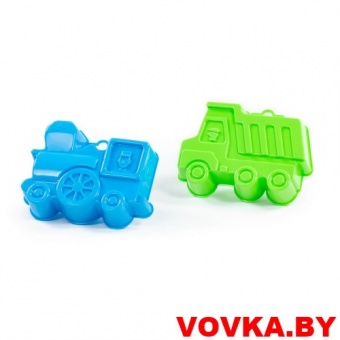 Формочки (самосвал + паровоз) арт.2587