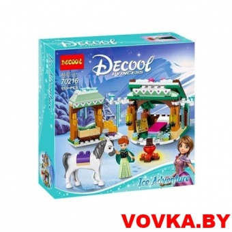 Конструктор Decool "Зимние приключения Анны", 153 дет. арт.70216