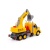 "Профи", автомобиль-экскаватор инерционный (со светом и звуком) (жёлтый) (в коробке) арт.86440