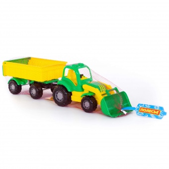 "Крепыш" трактор с прицепом №1 и ковшом арт. 44556