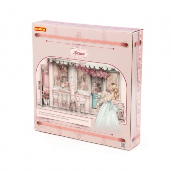 Кукла "Даша" (29 см) в платье + аксессуары (9 элементов) (в коробке №3), арт. 03120 Полесье