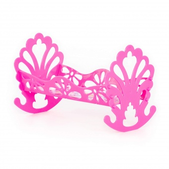 Кроватка-качалка сборная для кукол (в пакете) арт.56665