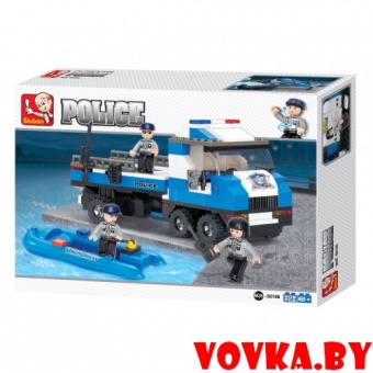 Конструктор "Автомобиль для перевозки катера" арт.M38-B0186
