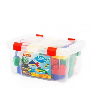 Конструктор "Юниор" (54 элемента) (в контейнере) арт. 50496