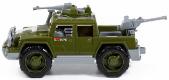 Автомобиль-пикап военный "Защитник" с 2-мя пулемётами арт. 63953, Полесье