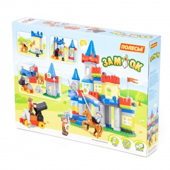 Конструктор "Макси" - "Замок" (169 элементов) (в коробке) арт. 77639 Полесье