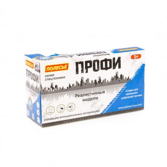 "Профи", автомобиль-лесовоз инерционный (со светом и звуком) (синий) (в коробке) арт. 96173