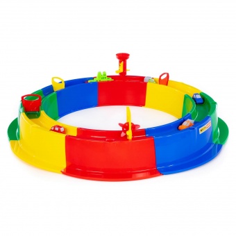 Песочница "Кольцо", диаметр 136 см с набором арт.40923 Полесье