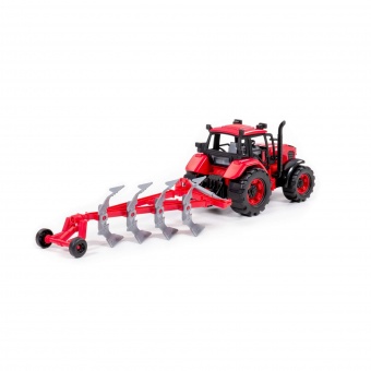Трактор BELARUS с плугом арт. 91338 Полесье