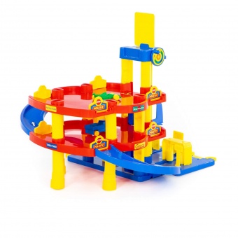 Паркинг 3-уровневый с автомобилями (в коробке) арт.37893