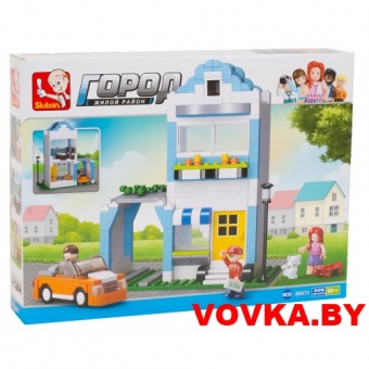 Конструктор "Дом с машиной" арт. M38-B0572 (305 деталей) Sluban