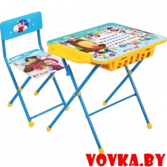 Комплект детский Маша и Медведь "Азбука2" складной, арт.КУ2П/2, РФ