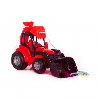 Чемпион, трактор с лопатой и ковшом (в сеточке) арт. 0513 Полесье