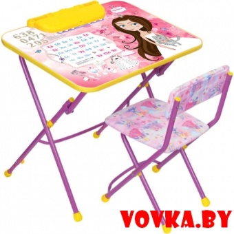 Комплект мебели "Маленькая принцесса" с регулируемым углом наклона арт.КУ3/17, РФ