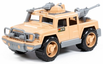 Автомобиль-пикап военный "Защитник-Сафари" с 2-мя пулемётами арт. 63403 Полесье