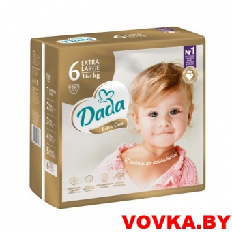 Подгузники DADA Extra Care 6 26шт. (16+кг.)