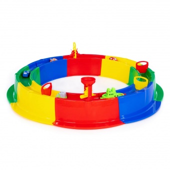 Песочница "Кольцо", диаметр 136 см с набором арт.40923 Полесье