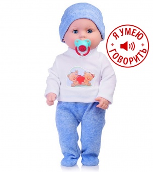 Кукла Витенька 9 с пустышкой озвучен, 50 см., арт. 22-05.5, БелКукла, РБ