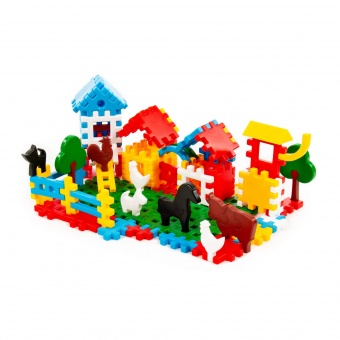 Конструктор "Фермер" (112 элементов) (в мешке) арт.4871