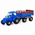 Трактор "Алтай" (синий) с прицепом №2 (в сеточке), арт. 84767