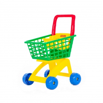 Тележка для маркета (зеленая) арт.7438-1