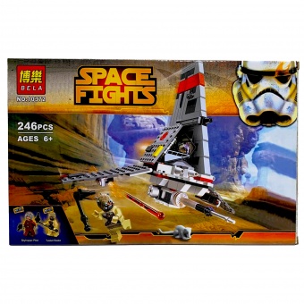 Конструктор Bela Space Fights (Космический истребитель Скайхоппер Т-16 246 деталей), арт. 10372