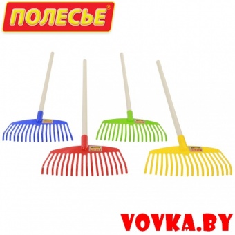 Грабли №16, деревянный черенок (длина граблей 78 см) арт.41067