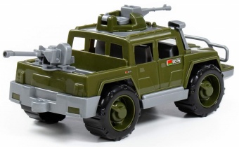 Автомобиль-пикап военный "Защитник" с 2-мя пулемётами арт. 63953, Полесье
