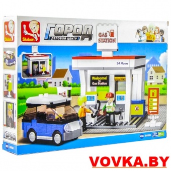 Конструктор "Автозаправочная станция" арт.M38-B0568