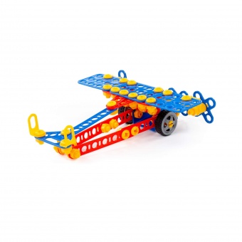 Конструктор "Изобретатель" - "Самолёт №2" (144 элемента) (в пакете) арт. 55019 Полесье