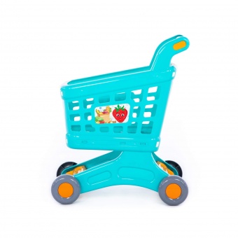 Тележка для маркета "Натали" (бирюзовая) арт.91529