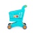 Тележка для маркета "Натали" (бирюзовая) арт.91529