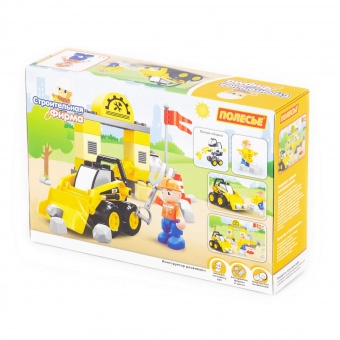 Конструктор "Макси" - "Строительная фирма" (36 элементов) (в коробке) арт. 77622 Полесье